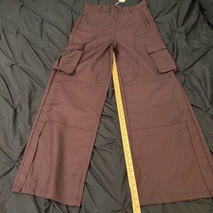 MNML Burgundy Cargo Pants